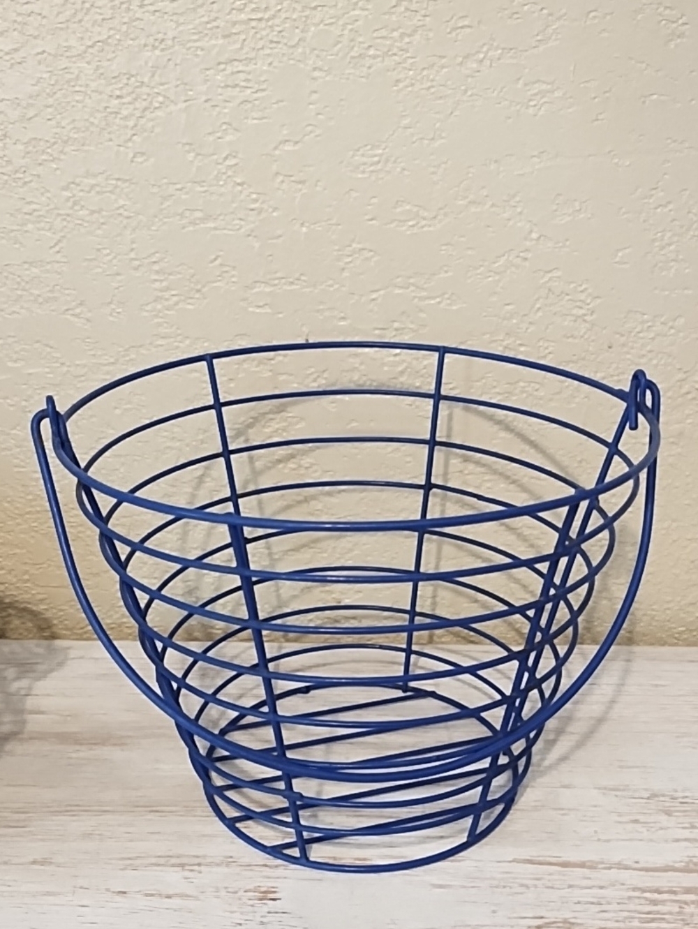 Blue Wire  Basket — Home Accents